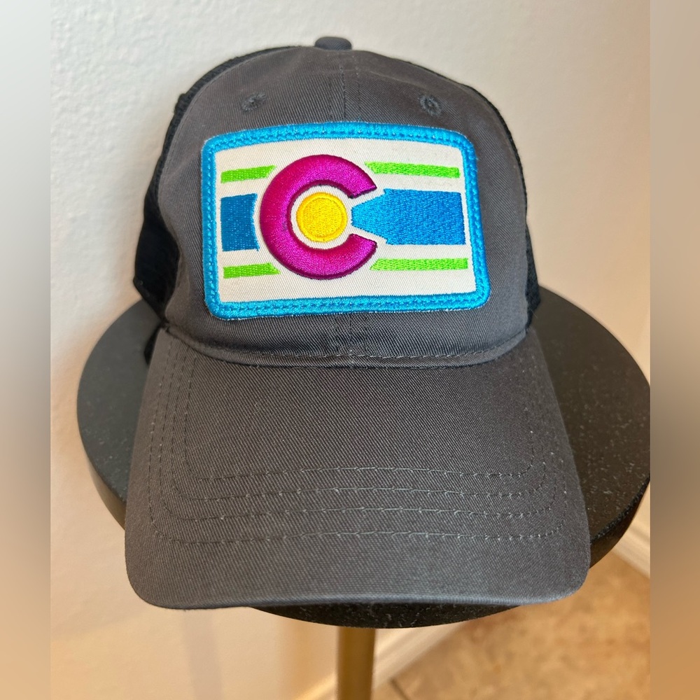 Colorado Unlimited Gray Mesh Snapback Cap / Adjustable Hat
